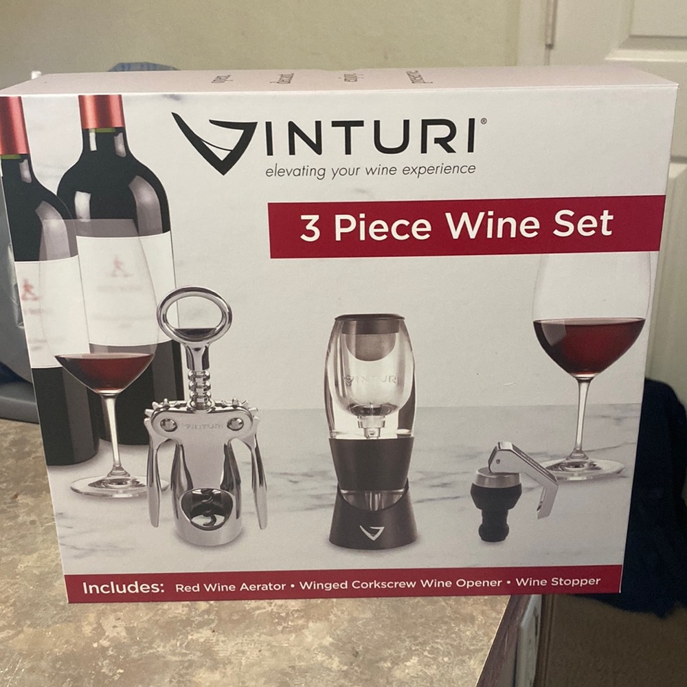 Vinturi 3 piece wine set
